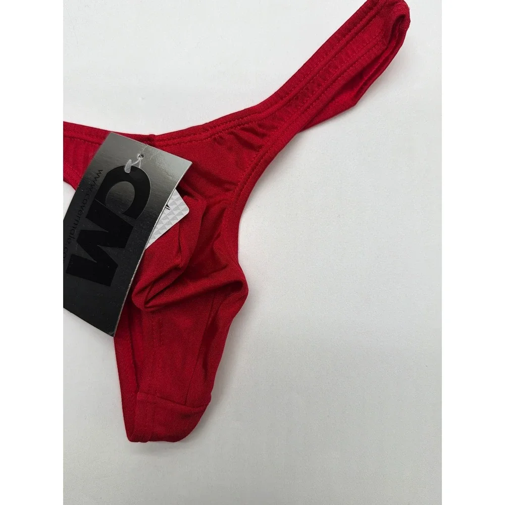 Cover Male Mens Red Pouch Thong Low Rise Underwear Size L 202